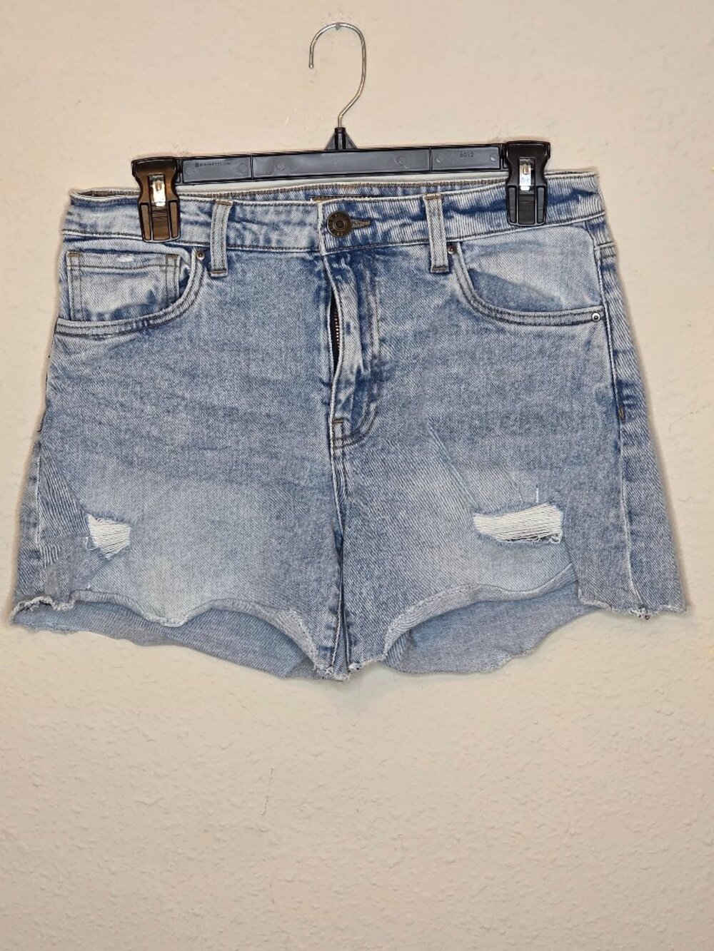 Kut From The Cloth Jane Washed Denim High Rise Women's Long Shorts, Size 2